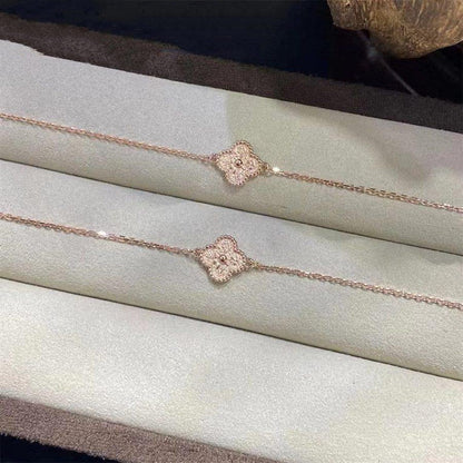 [sparkle Jewelry ]CLOVER SINGLE FLOWER BRACELET