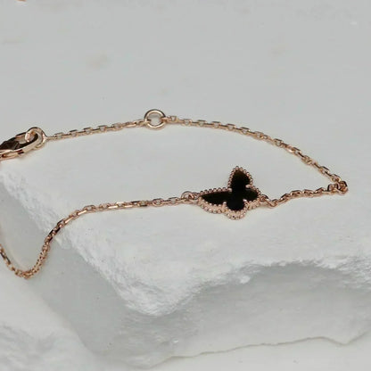 [sparkle Jewelry ]BUTTERFLY ONYX  BUTTERFLY BRACELET