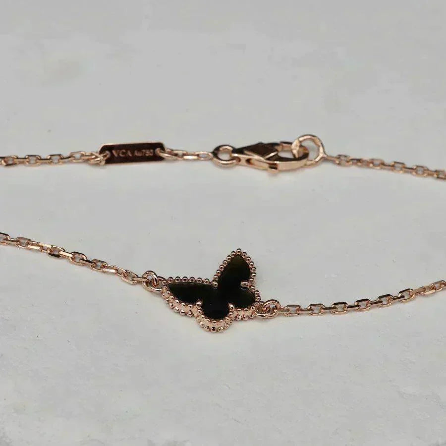 [sparkle Jewelry ]BUTTERFLY ONYX  BUTTERFLY BRACELET