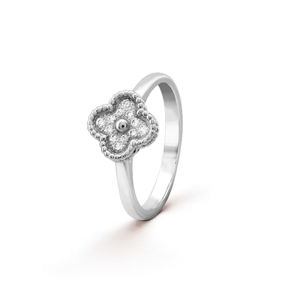 [sparkle Jewelry ]CLOVER DIAMOND RING