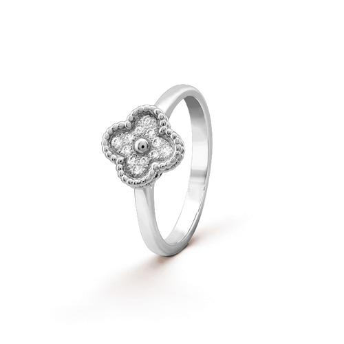 [sparkle Jewelry ]CLOVER DIAMOND RING