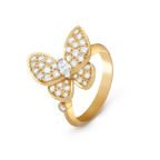 [sparkle Jewelry ]BUTTERFLY DIAMOND RING