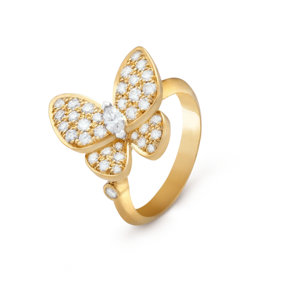 [sparkle Jewelry ]BUTTERFLY DIAMOND RING