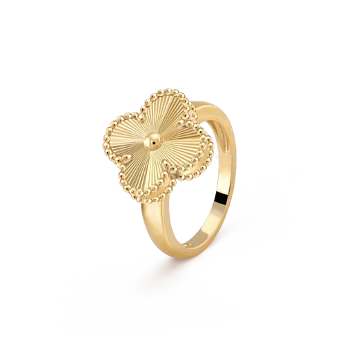 [sparkle Jewelry ]CLOVER GOLD RING