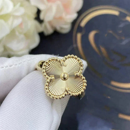 [sparkle Jewelry ]CLOVER GOLD RING
