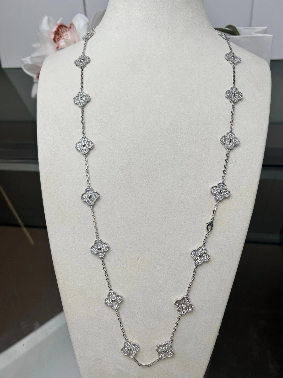 [sparkle Jewelry ]CLOVER 20 MOTIFS DIAMOND SILVER