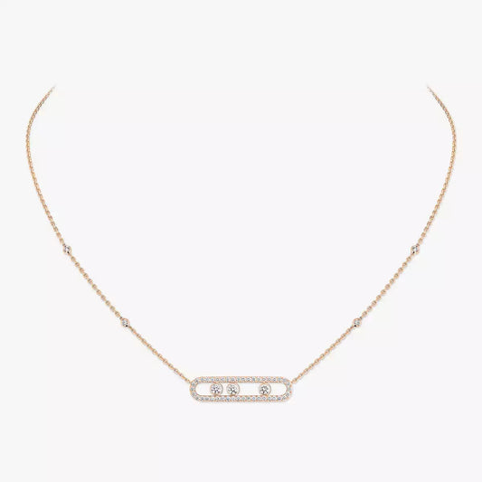[Sparkle]MOVE PAVÉ FULL DIAMOND HALSKETTE