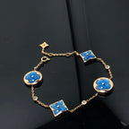 [sparkle Jewelry ]STAR AND SUN 4 MOTIF BLUE BRACELET