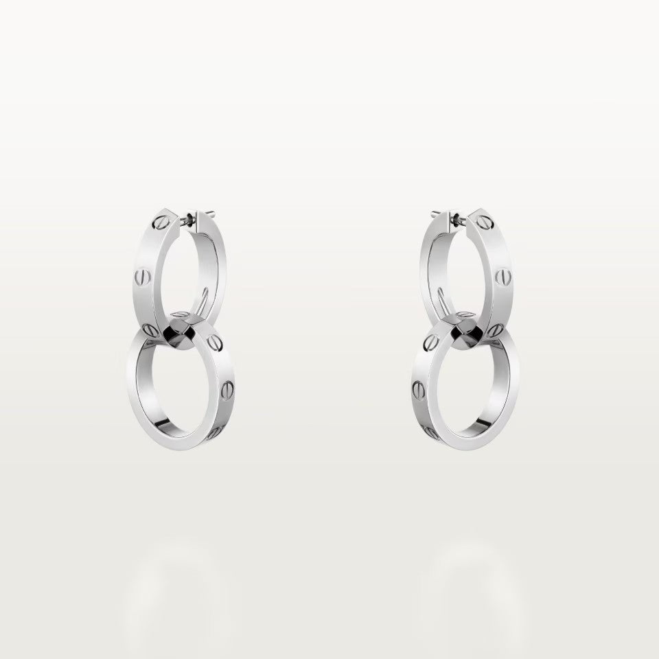 [sparkle Jewelery]LOVE 3.3MM DANGLE EARRINGS