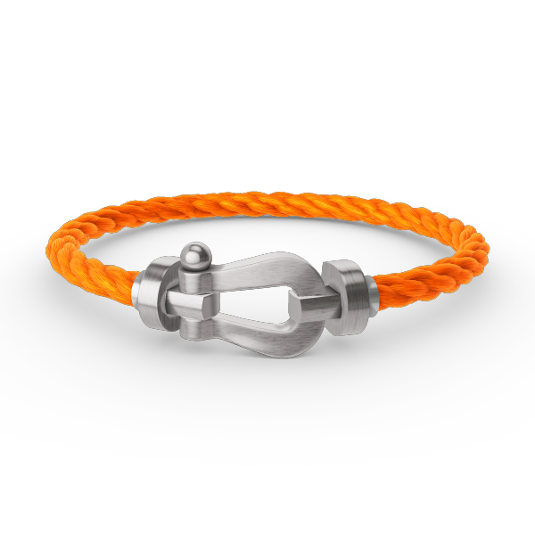 [Sparkle]FORCE LARGE HORSESHOE BRACELET - WHITE GOLD