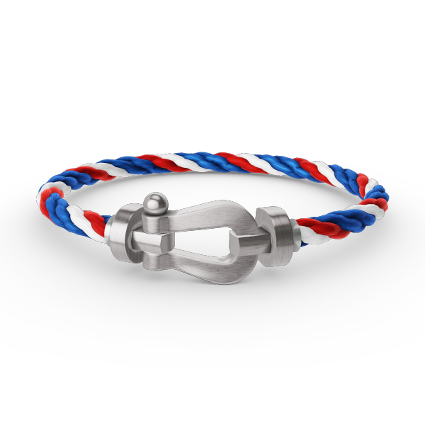 [Sparkle]FORCE LARGE HORSESHOE BRACELET - WHITE GOLD