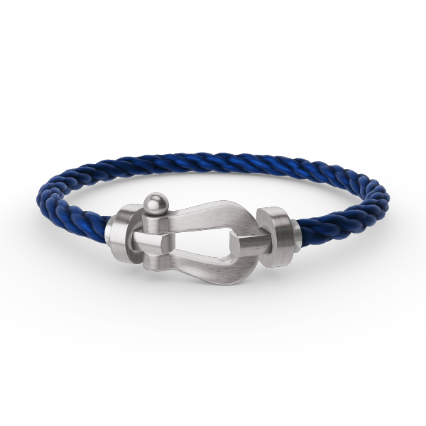 [Sparkle]FORCE LARGE HORSESHOE BRACELET - WHITE GOLD