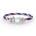 [sparkle Jewelry ]FORCE LARGE HORSESHOE FULL DIAMOND BRACELET SILVER