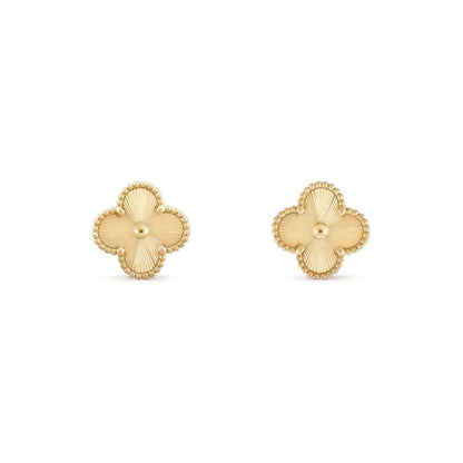 [sparkle Jewelry ]CLOVER MEDIUM 1 MOTIFS LASER EARRINGS