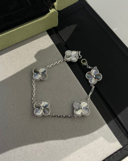 [sparkle Jewelry ] CLOVER 5 MOTIF LASER BRACELET COLLECTION